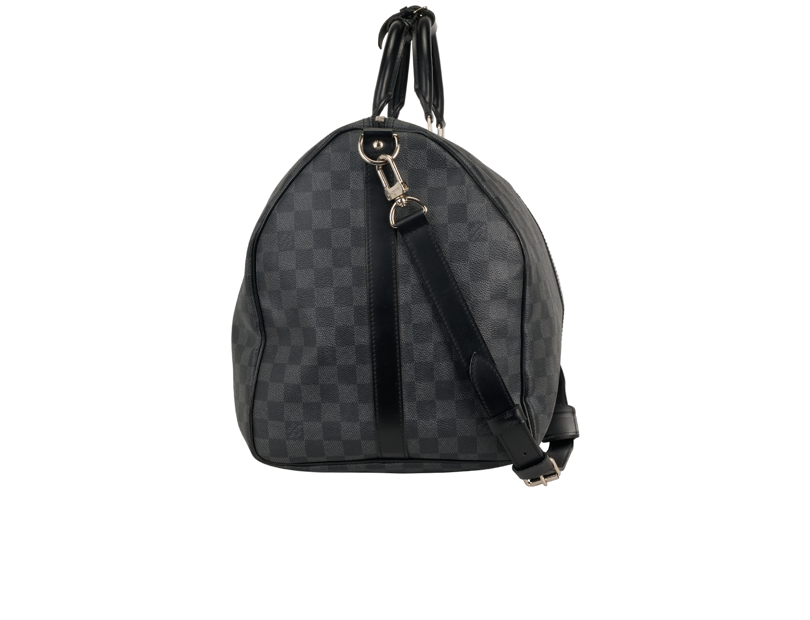 Keepall 45, &pound;1,300, Handbags, Black, Canvas, Bottom view